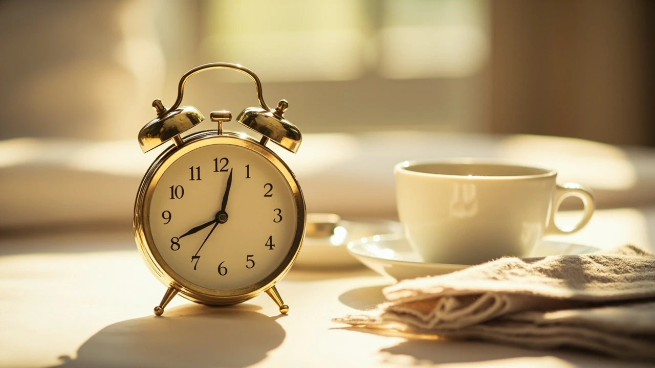 Orologio che segna le 12:12, sfondo morbido con luce dorata, significato angelico del numero 1212