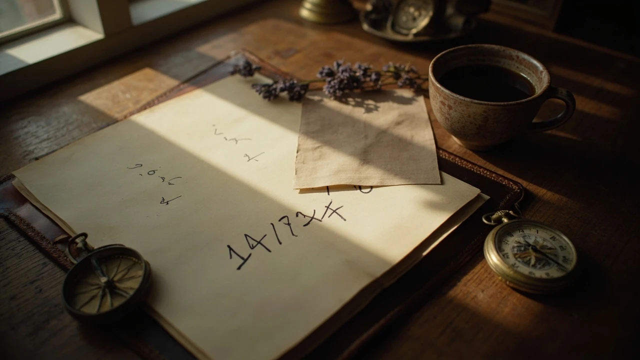 Significato del numero 14 e 14 in numerologia su sfondo editoriale sobrio